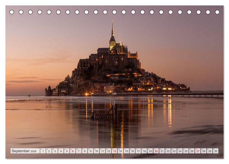 Produktbild: Wilde Bretagne (Tischkalender 2026 DIN A5 quer), CALVENDO Monatskalender
