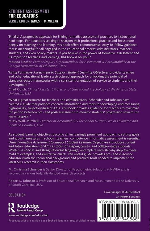 Produktbild: Using Formative Assessment to Support Student Learning Objectives