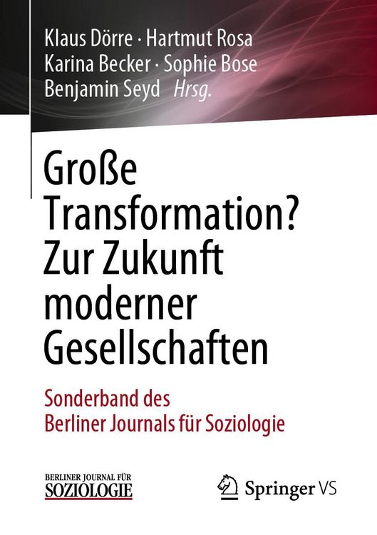Produktbild: Gro&szlig;e Transformation? Zur Zukunft moderner Gesellschaften