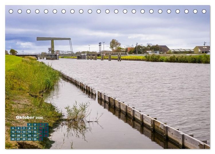 Produktbild: Der Nordholland-Kanal (Tischkalender 2026 DIN A5 quer), CALVENDO Monatskalender