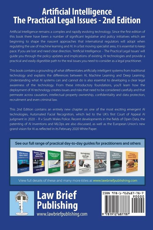 Produktbild: Artificial Intelligence - The Practical Legal Issues - 2nd Edition