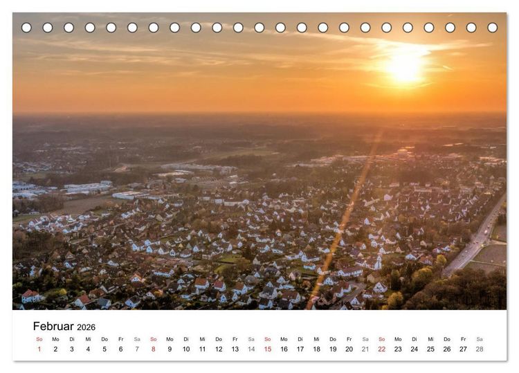 Produktbild: BIELEFELD aus der Vogelperspektive (Tischkalender 2026 DIN A5 quer), CALVENDO Monatskalender