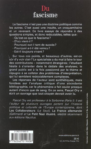 Produktbild: Du fascisme