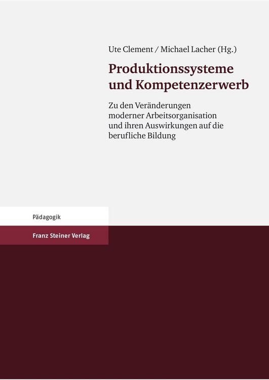 Produktbild: Produktionssysteme und Kompetenzerwerb