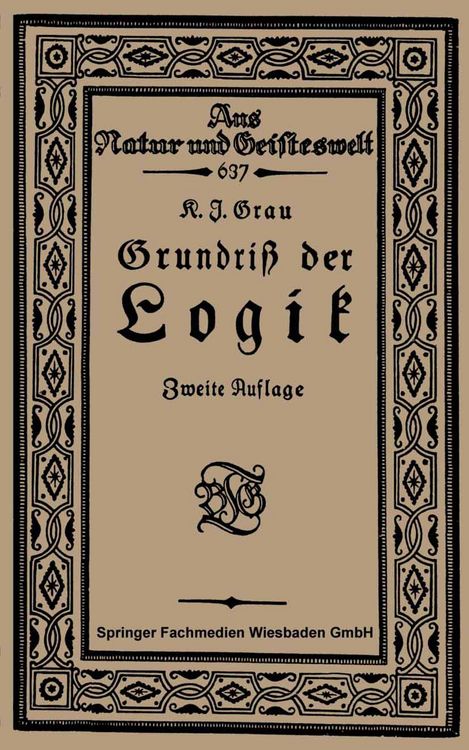 Produktbild: Grundri&szlig; der Logik