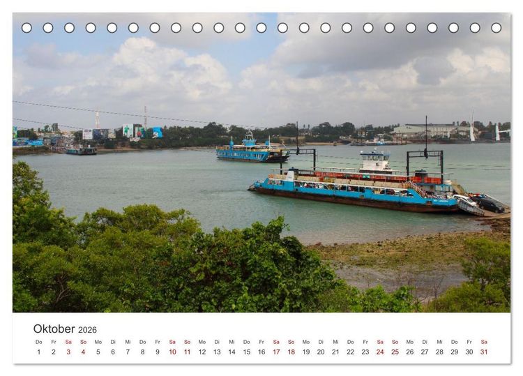 Produktbild: Kenia - Eine Entdeckungsreise durch das Land im Osten Afrikas (Tischkalender 2026 DIN A5 quer), CALVENDO Monatskalender