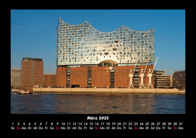 Produktbild: Hamburg 2025 Fotokalender DIN A3
