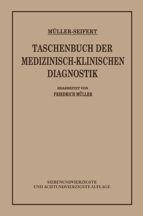 Produktbild: Taschenbuch der Medizinisch Klinischen Diagnostik