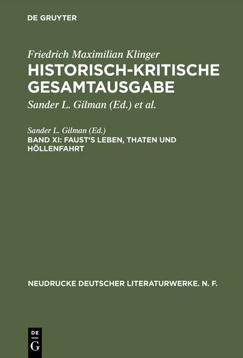 Produktbild: Faust's Leben, Thaten und H&ouml;llenfahrt