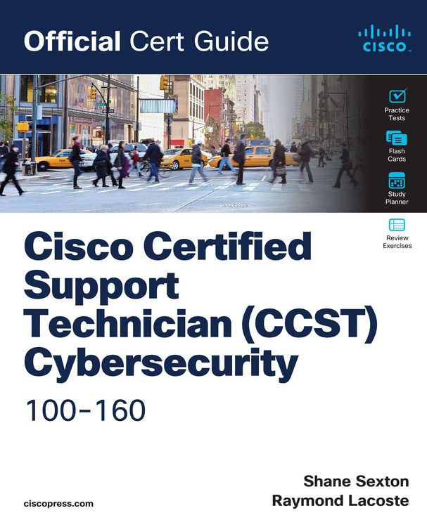 Produktbild: Cisco Certified Support Technician (CCST) Cybersecurity 100-160 Official Cert Guide