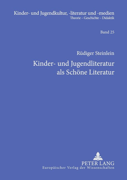 Produktbild: Kinder- und Jugendliteratur als Sch&ouml;ne Literatur