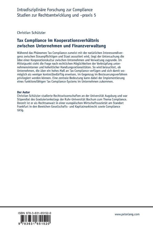 Produktbild: Tax Compliance im Kooperationsverh&auml;ltnis zwischen Unternehmen und Finanzverwaltung