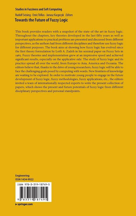 Produktbild: Towards the Future of Fuzzy Logic
