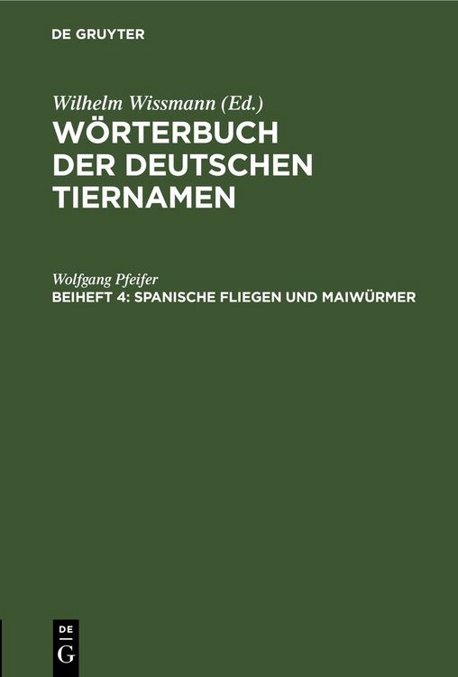 Produktbild: Spanische Fliegen und Maiw&uuml;rmer