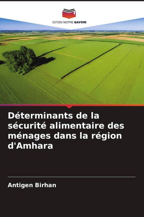Produktbild: D&eacute;terminants de la s&eacute;curit&eacute; alimentaire des m&eacute;nages dans la r&eacute;gion d'Amhara