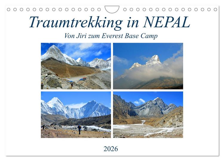 Produktbild: Traumtrekking in NEPAL (Wandkalender 2026 DIN A4 quer), CALVENDO Monatskalender