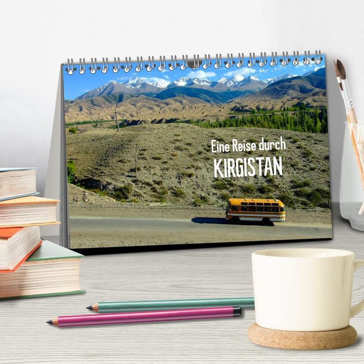 Produktbild: Eine Reise durch Kirgistan (Tischkalender 2026 DIN A5 quer), CALVENDO Monatskalender