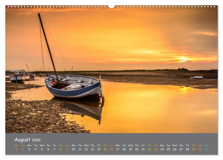 Produktbild: Sand n Sea in Norfolk (High Quality Premium Wall Calendar 2026 DIN A2 landscape),CALVENDO 12 Month Wall Calendar