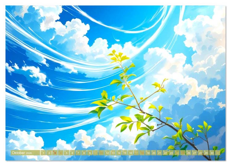 Produktbild: Wind in Bewegung (hochwertiger Premium Wandkalender 2026 DIN A2 quer), Kunstdruck in Hochglanz