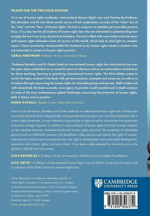 Produktbild: International Human Rights Law and Practice
