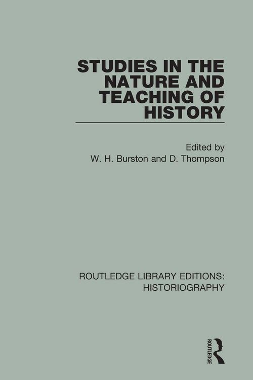 Produktbild: Studies in the Nature and Teaching of History