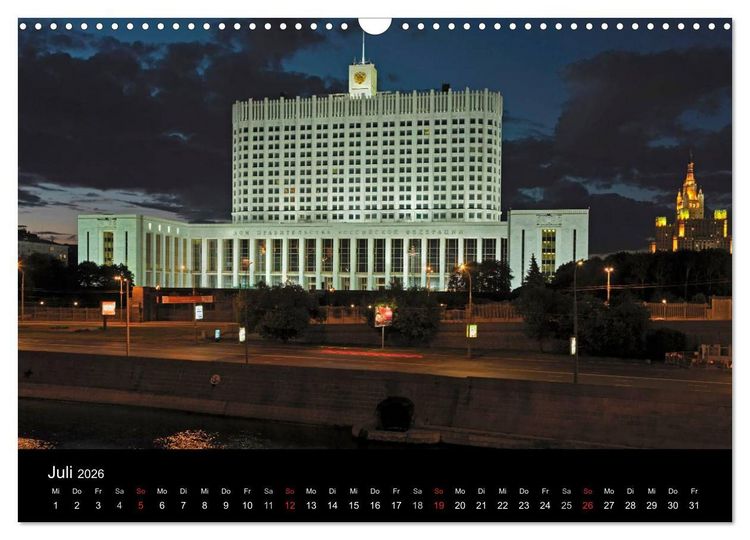Produktbild: Moskau (Wandkalender 2026 DIN A3 quer), CALVENDO Monatskalender