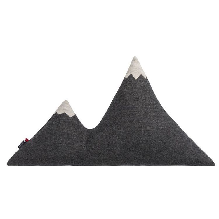 Produktbild: Fussenegger Kissen GEF&Uuml;LLT in Bergform - "Gondel" - anthrazit 65/40 cm