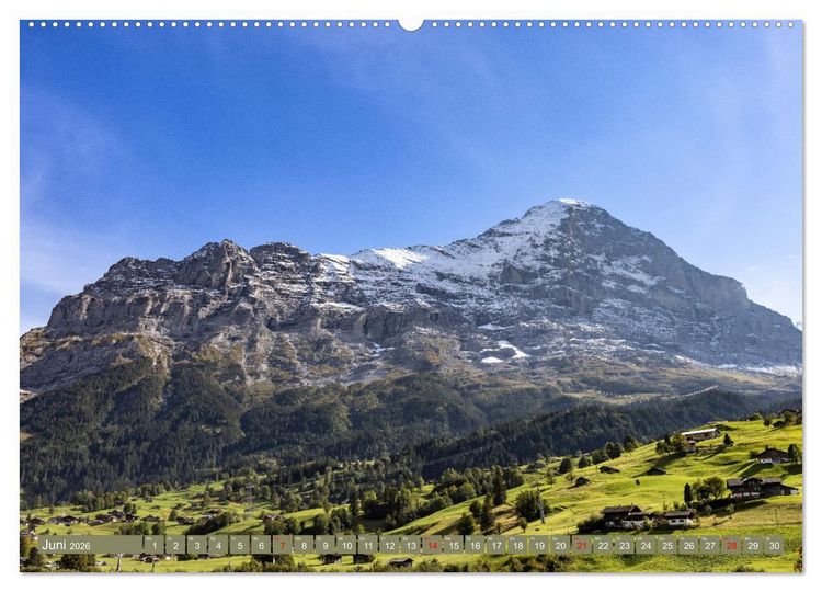Produktbild: Schweizer Panorama - Von den Alpen bis zu den Seen (Wandkalender 2026 DIN A2 quer), CALVENDO Monatskalender