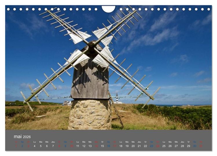 Produktbild: COULEURS d'OUESSANT (Calendrier mural 2026 DIN A4 vertical), CALVENDO calendrier mensuel