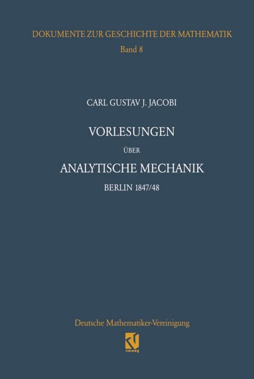 Produktbild: Vorlesungen &uuml;ber analytische Mechanik