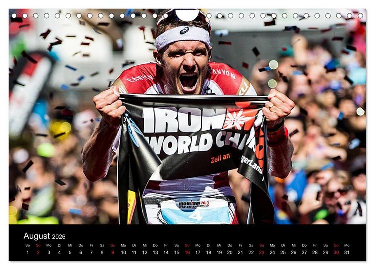 Produktbild: TRIATHLON 2026 (Wandkalender 2026 DIN A4 quer), CALVENDO Monatskalender