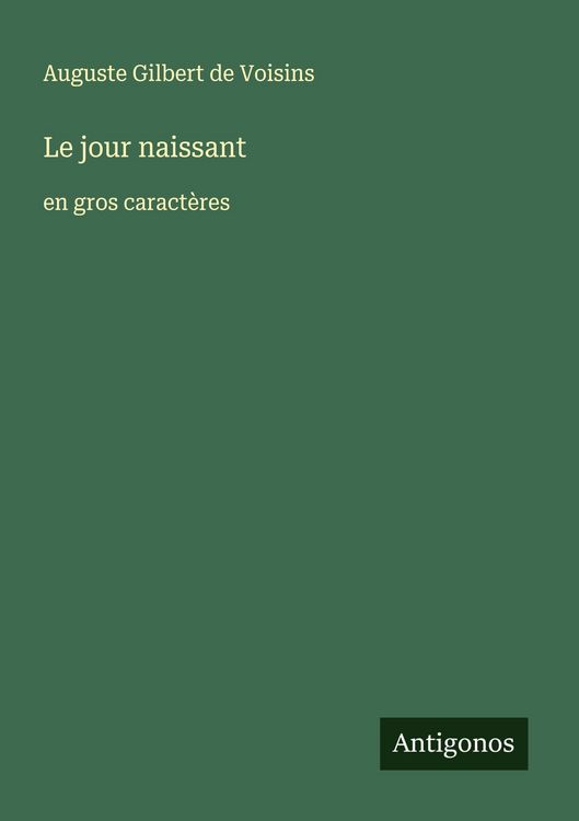 Produktbild: Le jour naissant