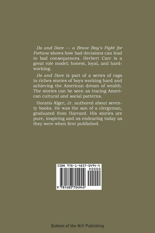 Produktbild: Do and Dare - A Brave Boy's Fight for Fortune
