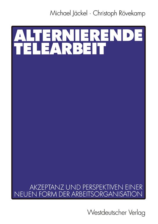 Produktbild: Alternierende Telearbeit
