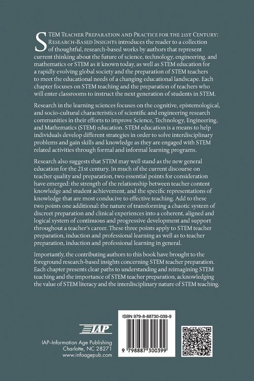 Produktbild: STEM Teacher Preparation and Practice for the 21st Century