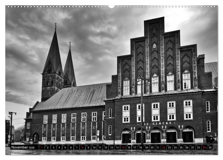 Produktbild: Historisches Bremen (hochwertiger Premium Wandkalender 2026 DIN A2 quer), Kunstdruck in Hochglanz