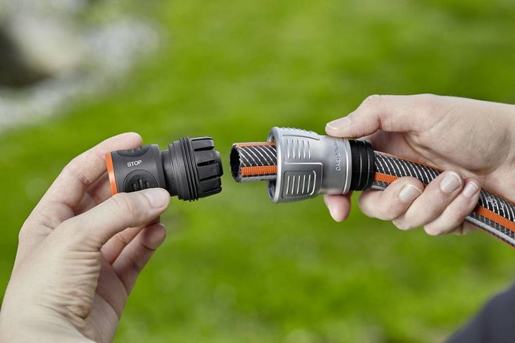 Produktbild: GARDENA 18254-50 Premium Kunststoff Regulierstop 19 mm (3/4\") &Oslash;, Steckkupplung Wasserstop