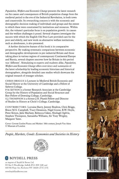 Produktbild: Population, Welfare and Economic Change in Britain, 1290-1834