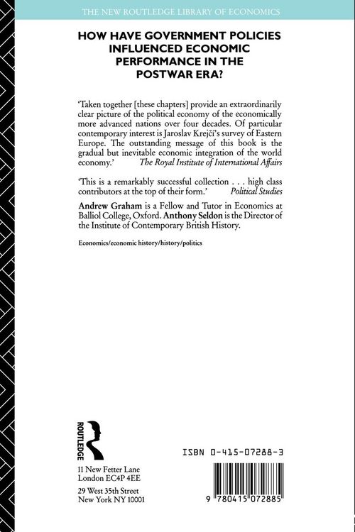 Produktbild: Government and Economies in the Postwar World