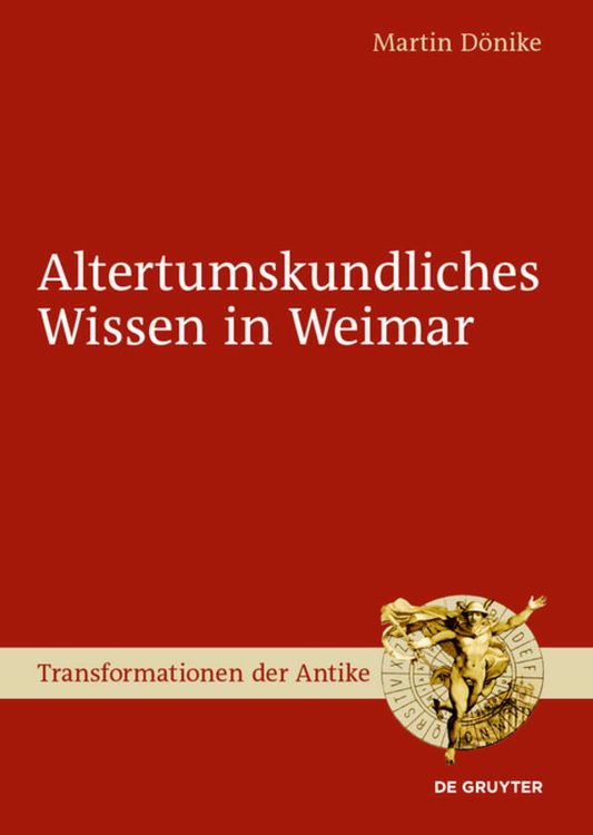 Produktbild: Altertumskundliches Wissen in Weimar