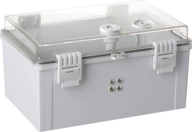 Produktbild: TRU COMPONENTS TC-PSC-20x30x16 Schaltschrank 200 x 300 x 160 ABS, Polycarbonat Hellgrau 1St.