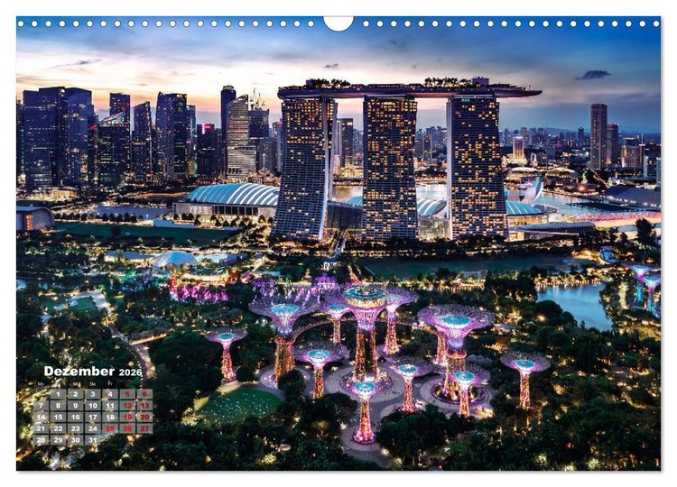 Produktbild: Weltst&auml;dte - Iconic world cities (Wandkalender 2026 DIN A3 quer), CALVENDO Monatskalender
