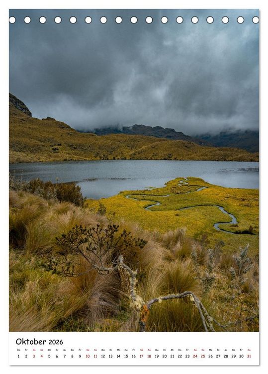 Produktbild: Traumhaftes Ecuador (Tischkalender 2026 DIN A5 hoch), CALVENDO Monatskalender
