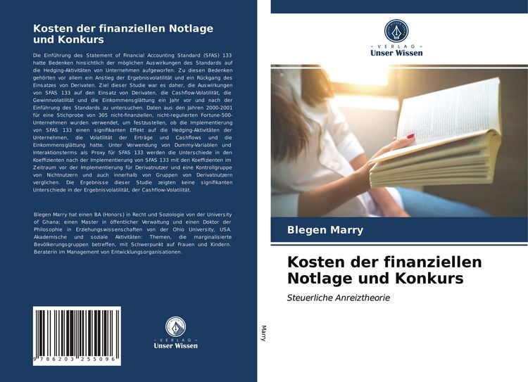 Produktbild: Kosten der finanziellen Notlage und Konkurs