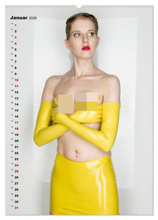 Produktbild: Yellow Latex (Wandkalender 2026 DIN A2 hoch), CALVENDO Monatskalender