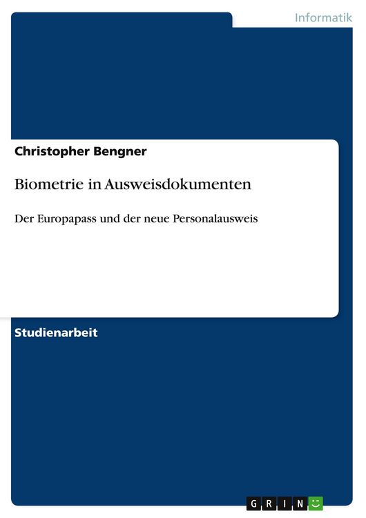 Produktbild: Biometrie in Ausweisdokumenten