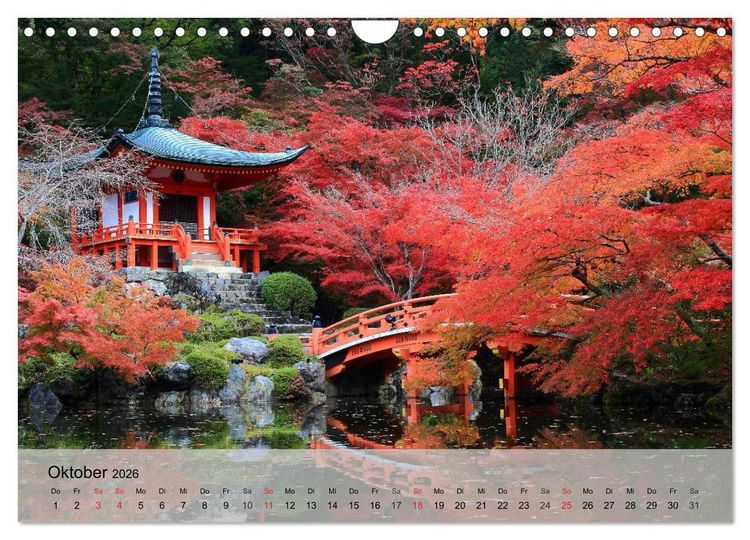 Produktbild: Japan. Zwischen Tradition und Moderne (Wandkalender 2026 DIN A4 quer), CALVENDO Monatskalender