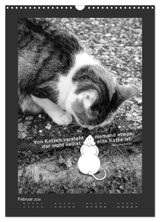 Produktbild: Katz & Maus (Wandkalender 2026 DIN A3 hoch), CALVENDO Monatskalender