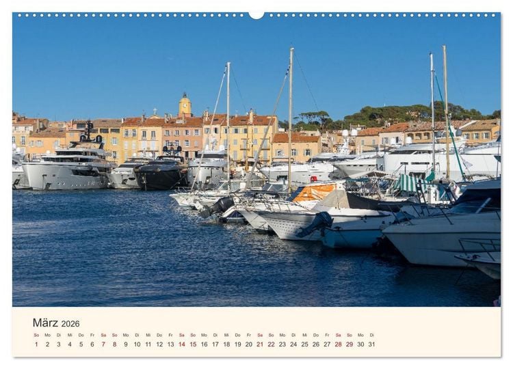 Produktbild: Wundersch&ouml;ne C&ocirc;te d'Azur (Wandkalender 2026 DIN A2 quer), CALVENDO Monatskalender