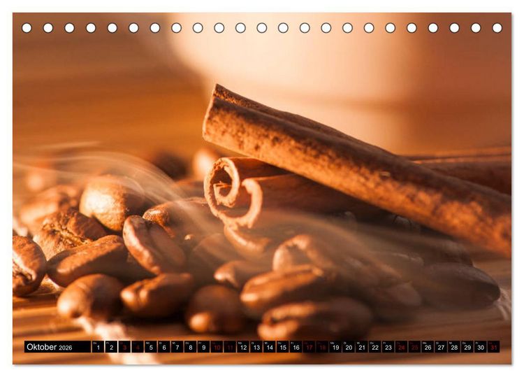 Produktbild: Kaffee Variationen (Tischkalender 2026 DIN A5 quer), CALVENDO Monatskalender